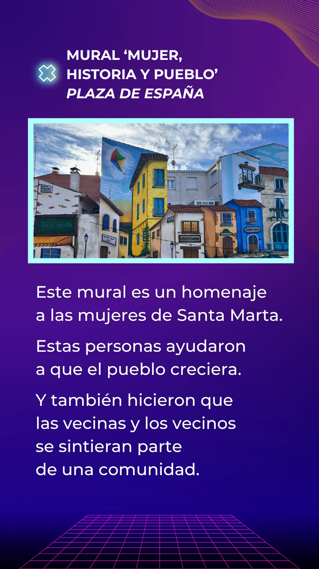 Mira el mural de la mujer