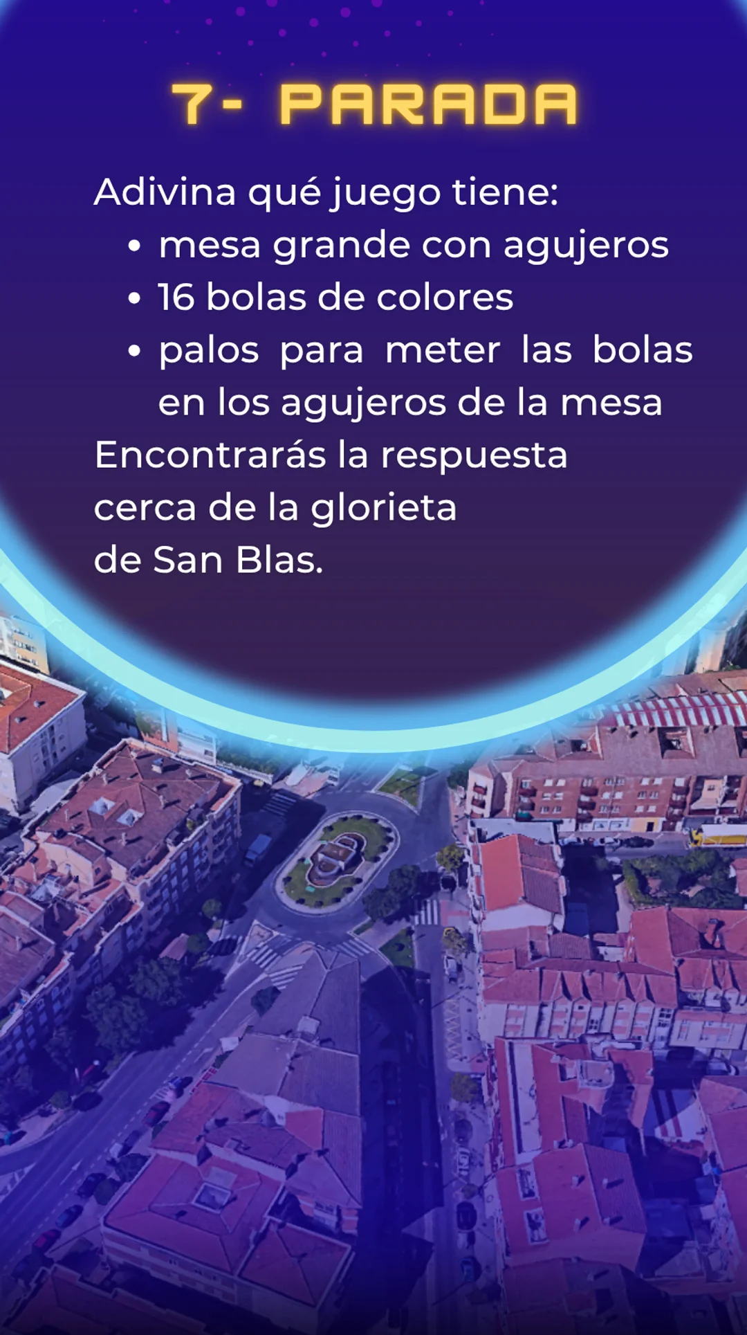 Séptima parada: Bolas de Billar